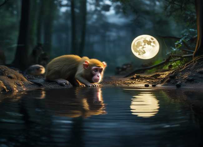 儿童故事猴子捞月的意义，猴子捞月故事的寓意