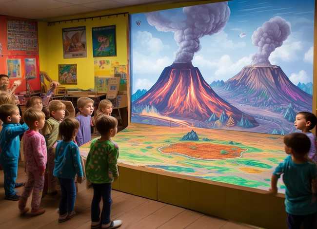 火山爆发儿童故事 - 火山爆发故事幼儿园