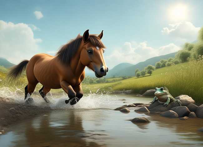 小马过河儿童故事250字；小马过河故事简单版50字