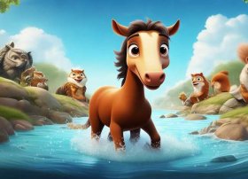 故事小马过河视频表演 小马过河故事视频表演 一等奖