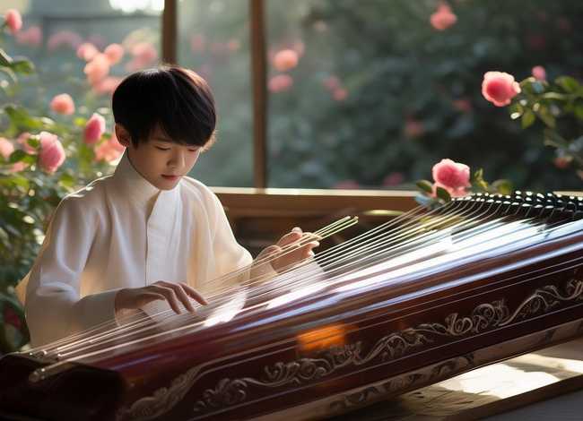 玫瑰少年古筝简谱完整版打印，《玫瑰少年》古筝简谱