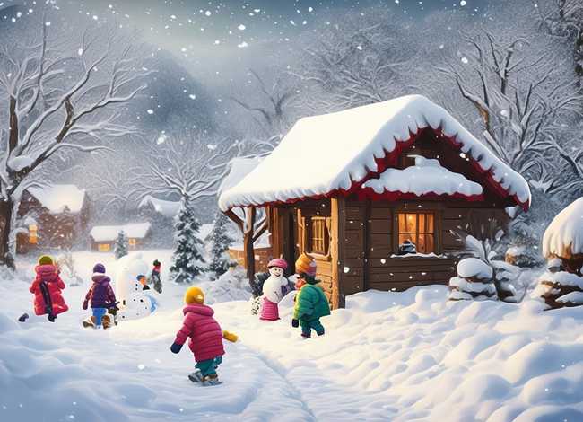 儿童故事《下雪了》（婴幼儿故事绘本《下雪了》）