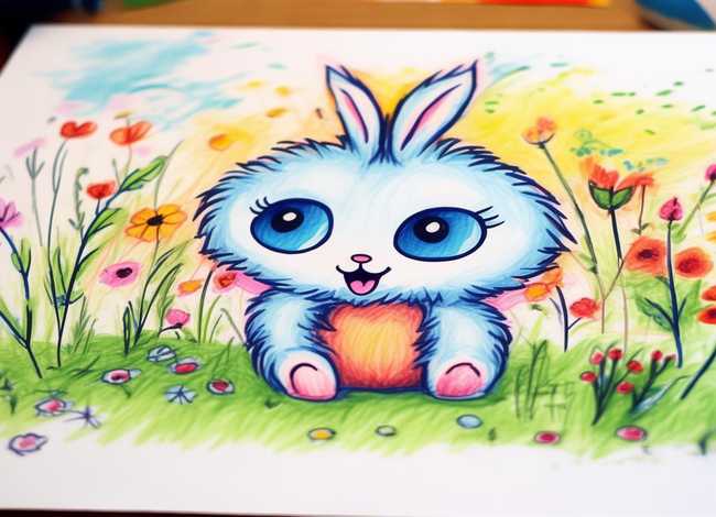 小兔子儿童绘画；小兔子儿童绘画教程