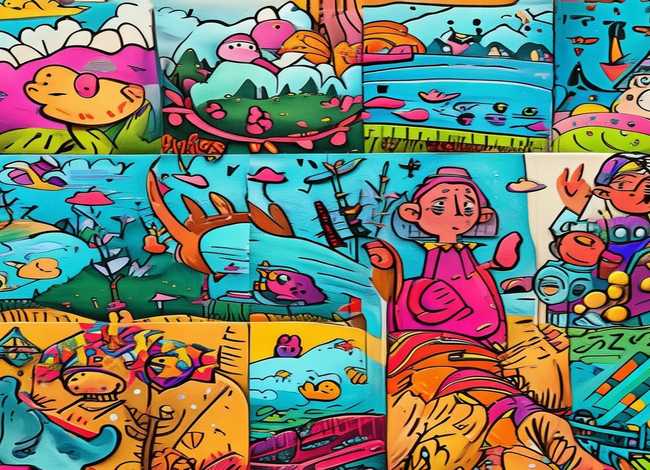 和绘本故事有关的儿童美术画，有关绘本故事的手抄报