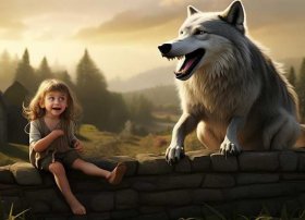 英文版儿童故事狼外婆（狼外婆的故事英文版）