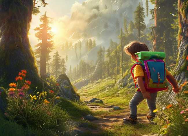 爬山童话小故事，爬山的小故事励志