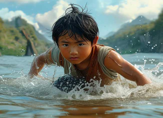 大禹治水儿童文学故事，大禹治水少儿故事