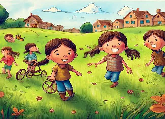 以农村儿童生活为主题的简笔画 以农村儿童生活为主题的简笔画图片