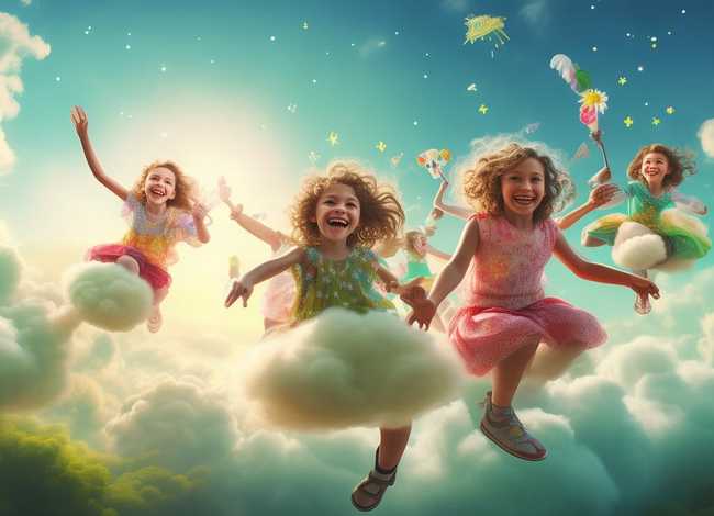 关于六一儿童节故事飞到青云端、飞到青云端是什么意思