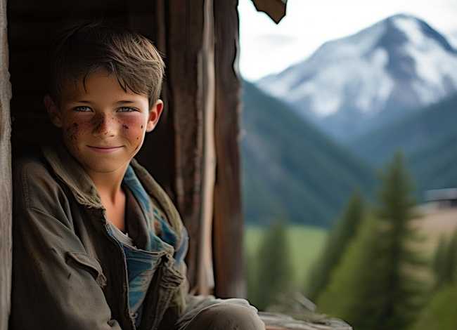 山区孩子的故事50字，山区孩子的故事50字左右