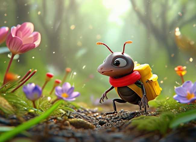 儿童故事小蚂蚁找春天；小蚂蚁找春天幼儿口头作文