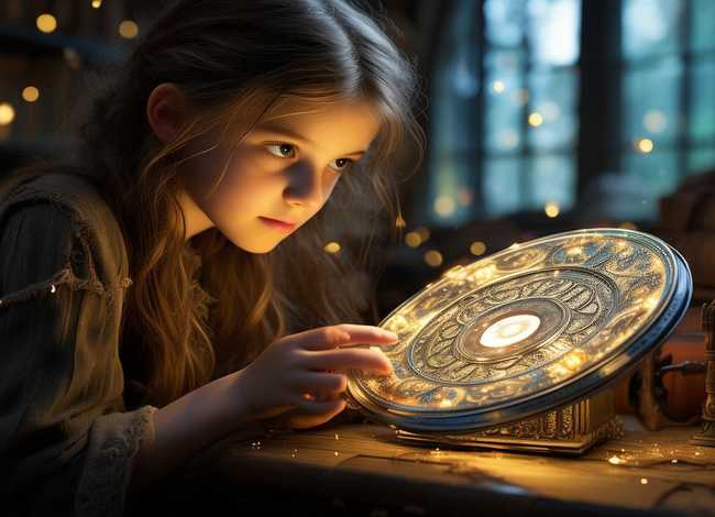 英语故事小女孩和光盘，这个故事和一个小女孩有关的英文