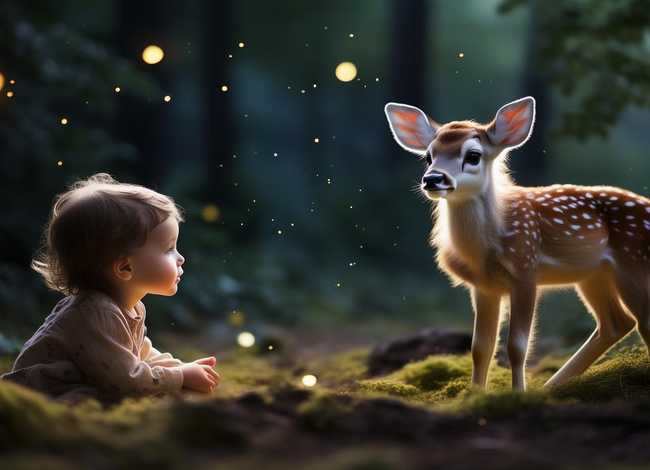 儿童睡前小故事3-6岁梅花鹿、关于梅花鹿的睡前故事