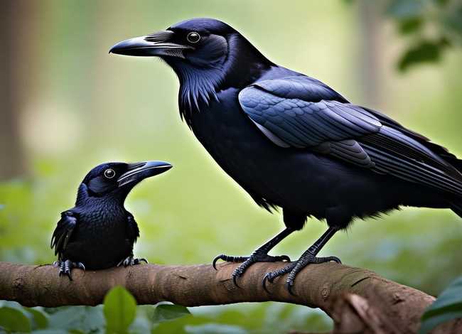 乌鸦反哺儿童图片，乌鸦反哺儿童图片高清