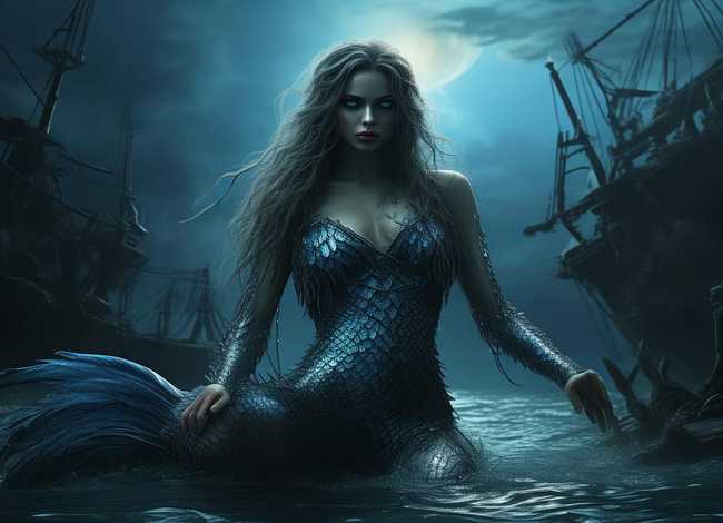 真实的美人鱼可怕传说故事、真实的美人鱼可怕传说故事图片