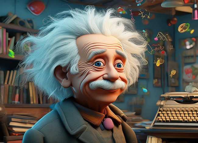 爱因斯坦的故事漫画；爱因斯坦的故事漫画图片