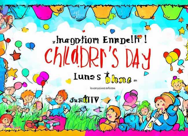 六一儿童节手抄报英语版图片，六一儿童节手抄报英语版图片高清