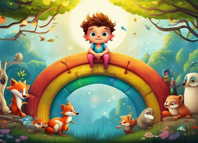 儿童童话故事插图绘画（儿童童话画画）