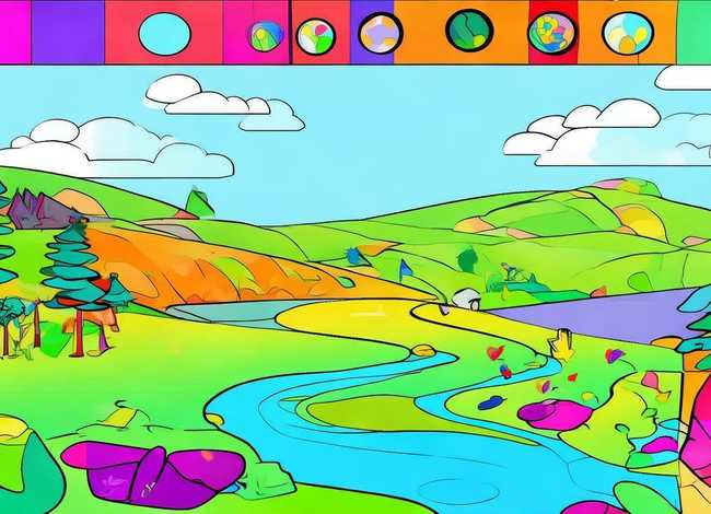 儿童app配色，儿童填色app