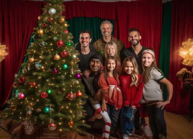 影棚圣诞摄影、影棚圣诞摄影图片