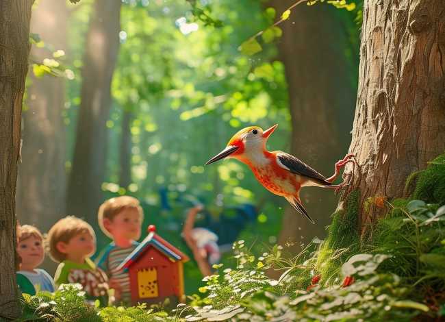 幼儿故事啄木鸟的故事，幼儿故事啄木鸟的故事有哪些