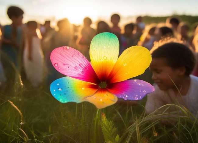 七色花简单故事（七色花简单故事内容）