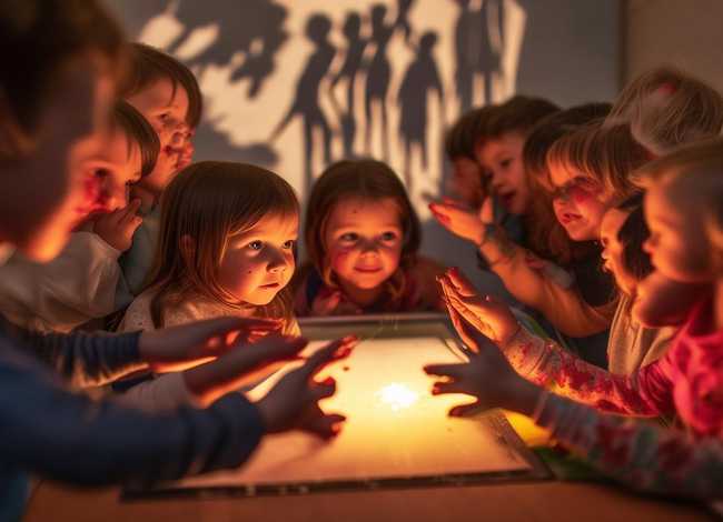 儿童影子手势故事视频 幼儿影子手势