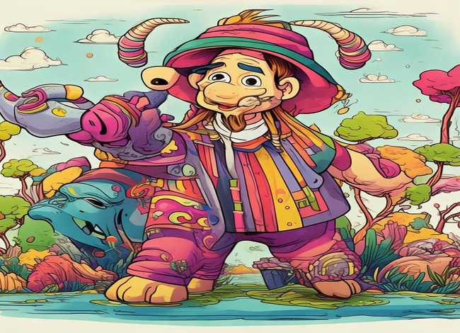 牛魔王儿童创意画，牛魔王儿童创意画怎么画