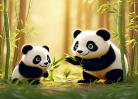 关于熊猫的故事儿童版（关于熊猫的故事简短幼儿）