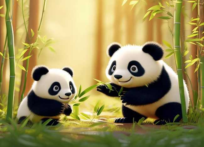 关于熊猫的故事儿童版（关于熊猫的故事简短幼儿）