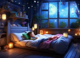 夜晚儿童绘本（儿童绘本晚上）