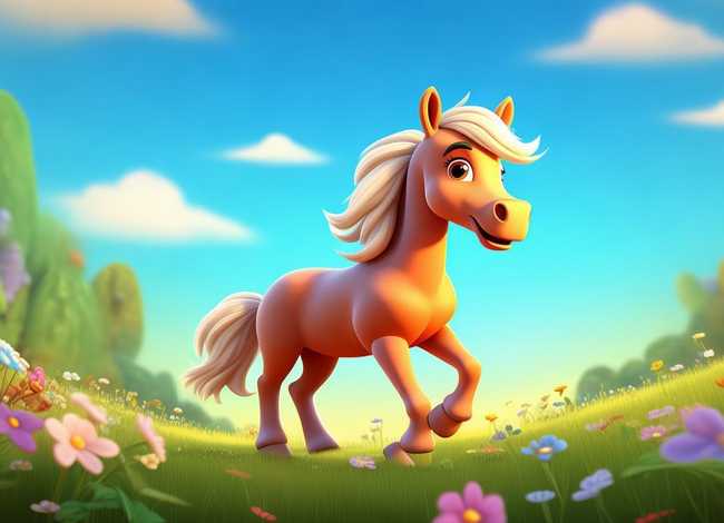 马的故事动画片儿童版 关于马的儿童动画片