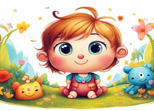 儿童故事配图字小；儿童故事加配图