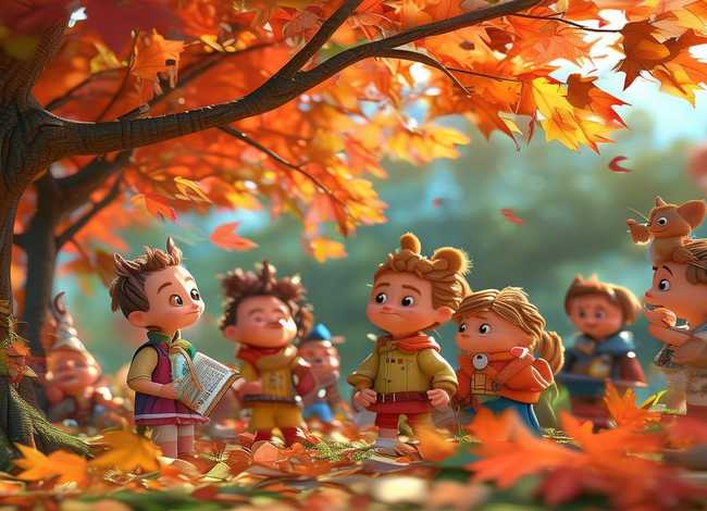 关于枫叶的儿童故事，关于枫叶的故事幼儿园