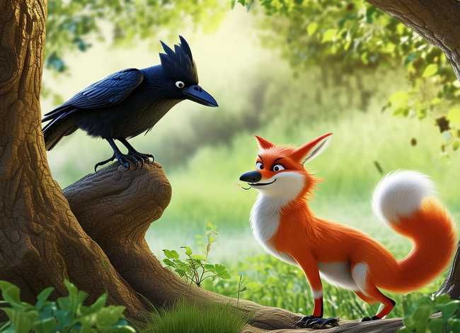 儿童故事集乌鸦和狐狸（少儿故事乌鸦和狐狸）