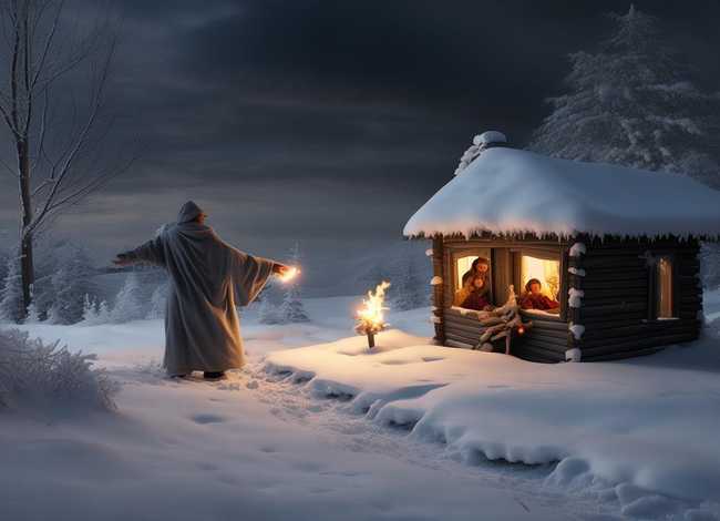 雪中送炭的寓言故事原文、雪中送炭的寓言故事原文图片