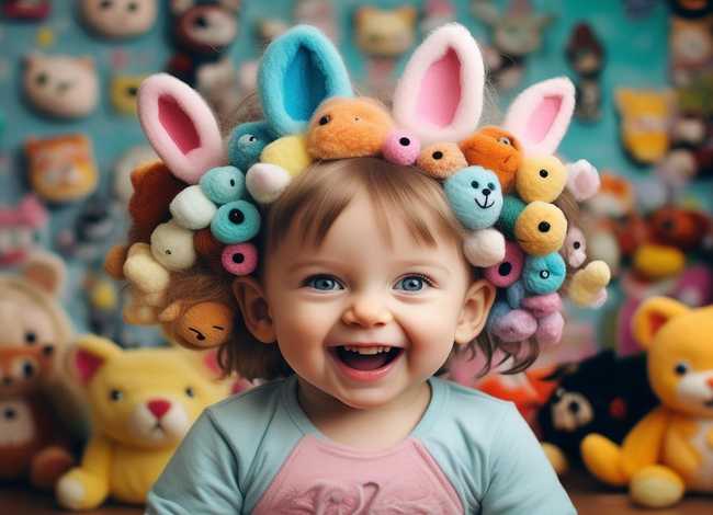 动物发型儿童编发；动物发型儿童编发教程