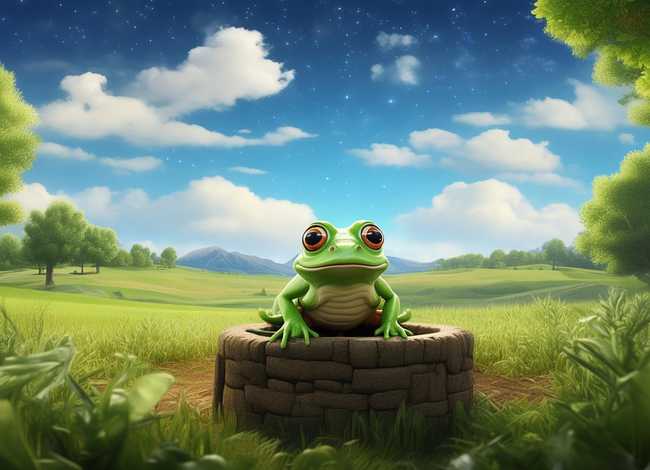 坐井观天新编故事，坐井观天新编故事400字四年级