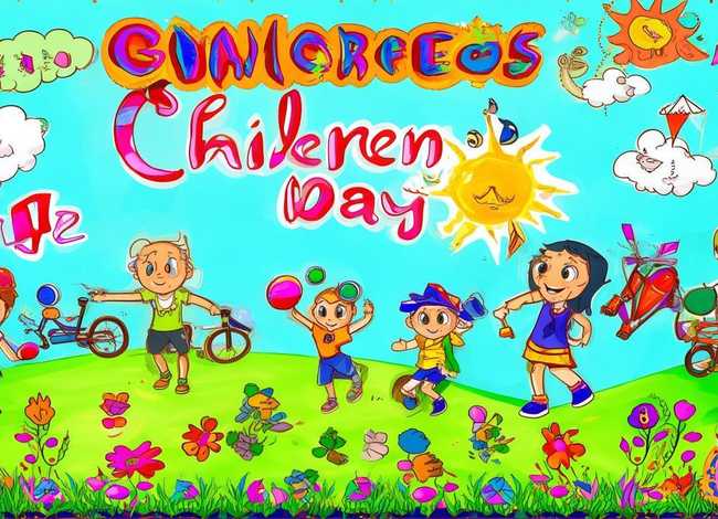 六一儿童节英语手抄报打印 六一儿童节英语手抄报打印模板