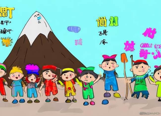 幼儿故事愚公移山文字，幼儿故事愚公移山文字带拼音图片
