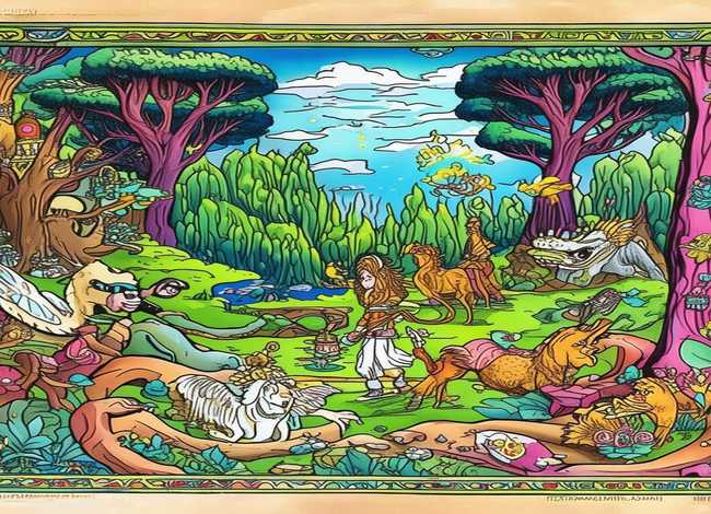 古代神话故事儿童手抄报（古代神话故事 手抄报）