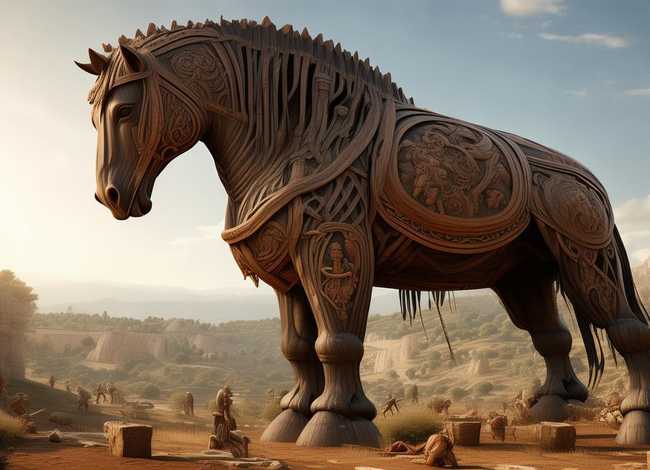 猫小帅故事特洛伊木马，特洛伊的木马故事