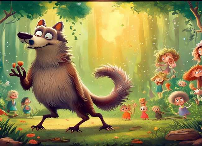 儿童大灰狼故事3-6岁，少儿故事大灰狼的故事