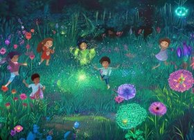 魔法的花园儿童故事、魔法花园故事文字版