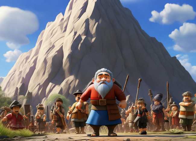 儿童故事愚公移山表演，愚公移山故事表演视频