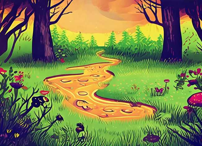 看脚印编故事 - 脚印的绘本故事