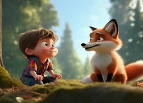 播放儿童故事狼和狐狸 - 少儿故事狼和狐狸