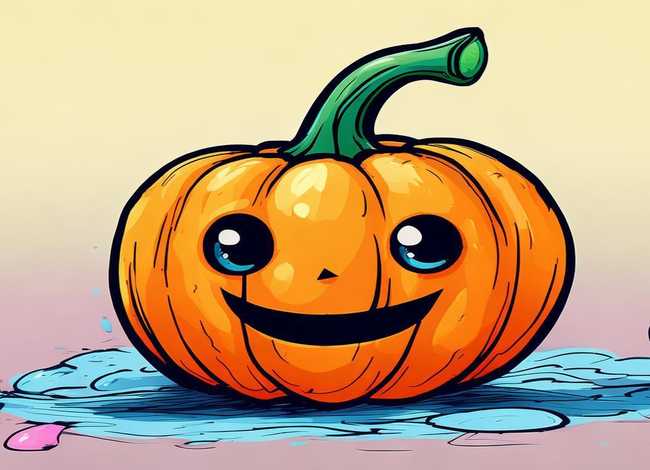 南瓜儿童画，南瓜儿童画简笔画