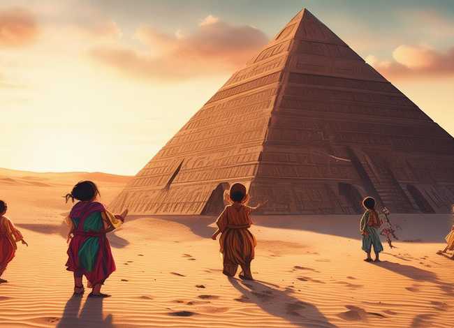 探秘金字塔儿童故事；金字塔幼儿故事