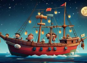 睡前故事儿童海盗船，睡前故事海盗船的故事